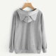 thumbnail image 4 of Sonducket Loose Fit Cartoon Cat Print Mujer con capucha Print Mujer Camisa Manga larga Cuello Sudadera con capucha Prendas para la parte del cuerpo gris claro METRO, 4 of 5