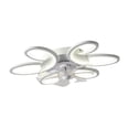 thumbnail image 3 of Lámpara colgante silenciosa para ventilador de techo, ideal para garaje, comedor y dormitorio. blanco, 3 of 6