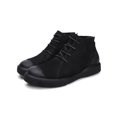 thumbnail image 3 of Frontwalk Mens Walking Shoes Lace Up Ankle Booties Comfort Sneakers Outdoor Fashion Skate Shoe Men Casual Flats Black 11, 3 of 8