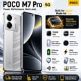 thumbnail image 3 of Xiaomi Poco M7 Pro 5G Dual SIM 256GB ROM 12GB RAM GSM Unlocked - Silver, 3 of 11