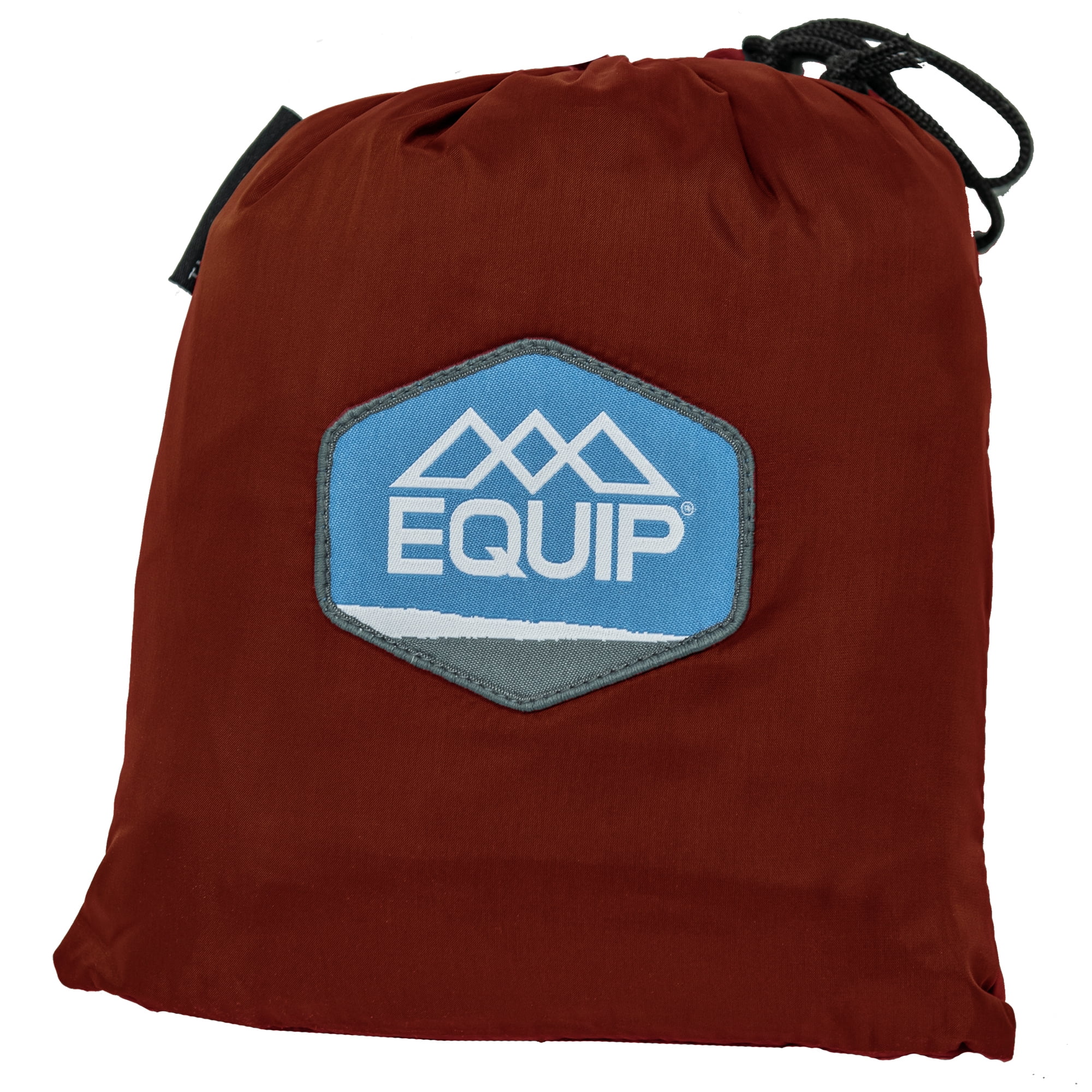 Equip Two Person Travel/Tree Hammock - Solid - Blue Band/Red Body Size 124" L x 77" W x 0.1" H