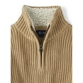 thumbnail image 3 of The Children's Place Toddler Boys Quarter-Zip Sweater, Sizes 6M-5T, 3 of 3