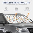 thumbnail image 5 of Yiaed Cartoon Space Print Car Front Windshield Sun Shade,Foldable Anti-UV Car Sunshade for Front Window for Most Vehicles-Large, 5 of 5