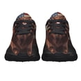 thumbnail image 5 of Chocolate Labrador American flag Shoes Sneakers Black Size 3.5, 5 of 7