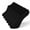 Black, variant on 6 Pairs No Show Socks for Women Men, Low Cut Non Slip Socks for Flats Invisible Liner Socks