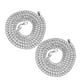 thumbnail image 2 of 2 uds. Collares de cadena de acero inoxidable para hombre, collar moderno, cadena de eslabones, collar elegante, cadena, joyería de moda para mujeres y hombres, 2 of 6