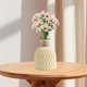 thumbnail image 4 of Jarrón de flores, floreros, floreros, centro de mesa moderno, regalo de cumpleaños, florero decorativo para Beige, 4 of 9