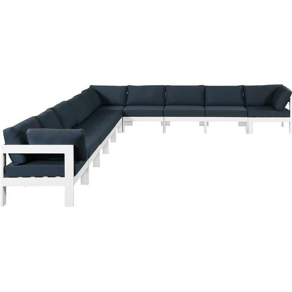 Meridian Furniture Nizuc Navy Outdoor Patio Modular Sectional