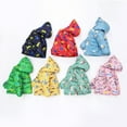 thumbnail image 4 of URMAGIC Kids Boy Girl Cute Cartoon Print Coat Winter Warm Hooded Outwear Lightweight Puffer Water-Resistant Jacket, 4 of 7