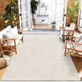 thumbnail image 4 of MeyJey 6'x9' Washable Area Rugs for Living Room Modern Beige Solid Color Soft Fluffy Rugs for Bedroom Non Slip Boho Accent Indoor Mat Floor Carpet Cover for Dining Room Kitchen Office, 4 of 12