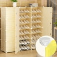 thumbnail image 4 of (Blanc) Système de Garde-Robe 40 Pcs Cube en Fil Plastique ABS Unité de Rangement Connecteur Cube Modulaire en Maille pour Étagères Armoires de Rangement, 4 of 5