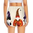 thumbnail image 3 of Picia Halloween Gnomes1 Pattern Women's 2 in 1 Athletic Running Shorts High Waisted Workout Casual Gym Sweat Shorts with Comfy Liner Zipper Pockets-Small, 3 of 9