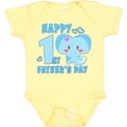 thumbnail image 3 of Inktastic Happy 1st Fathers Day with Elephant Girls Baby Bodysuit, 3 of 5