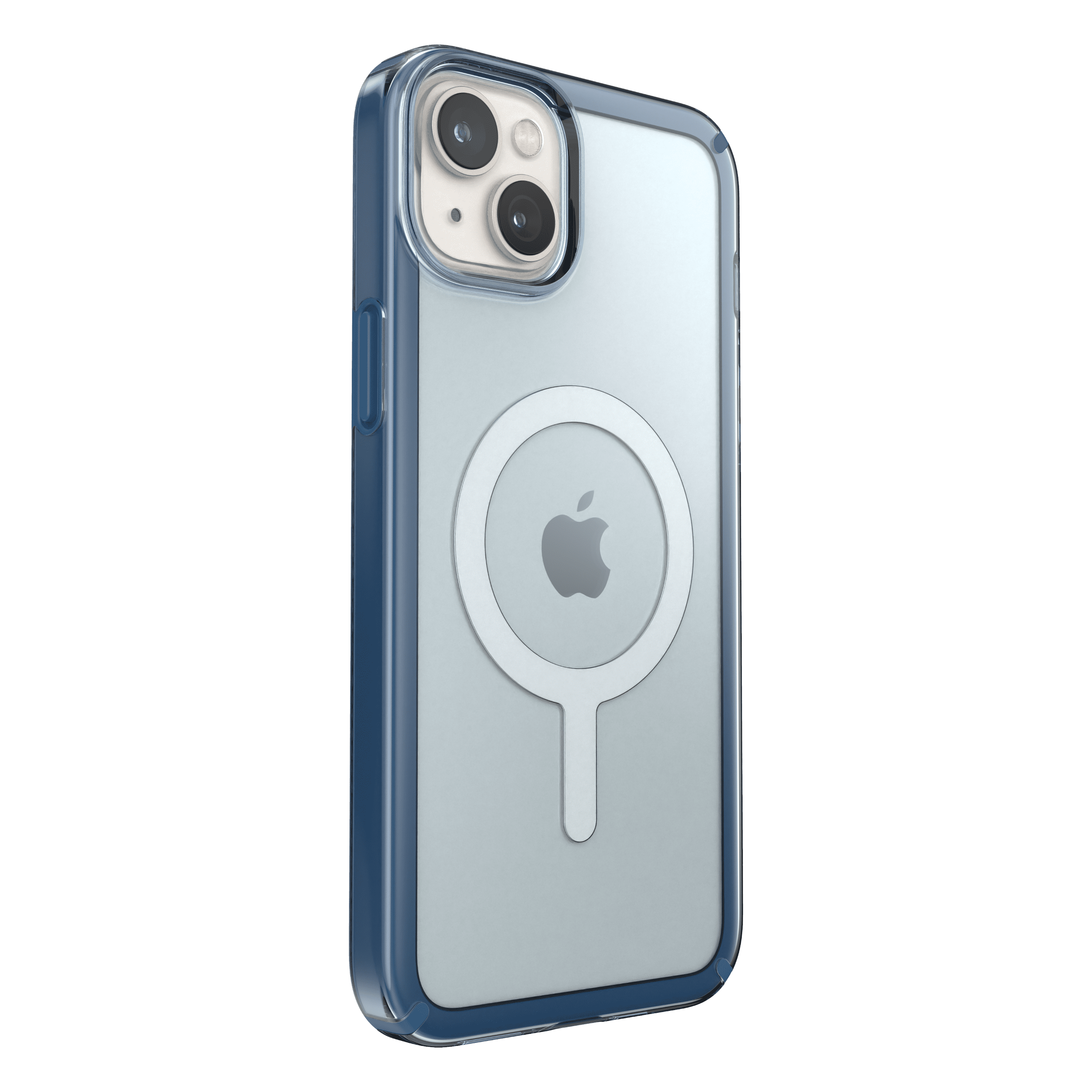 Speck iPhone 14 Plus GemShell with MagSafe Case in Glass Navy and Winter Navy