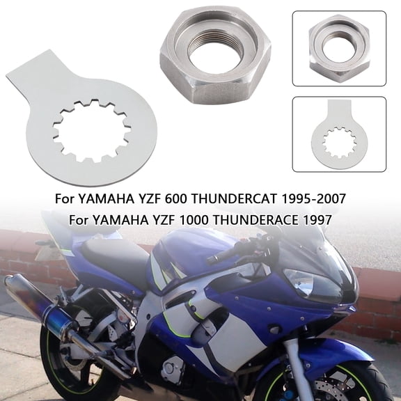 Front Sprocket Nut Lock Washer Tab Kit For YAMAHA R6 YZF 600 1000 TDM 850