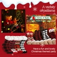 thumbnail image 6 of Bocaoying 5 Pairs Christmas Slipper Fuzzy Socks for Women, 4 Style Anti Slip Cozy Fluffy Socks with Red Elk Pattern, Soft Thickened Christmas Stockings Gifts Grip Socks for Wife Mom Daughter Friends, 6 of 6