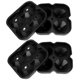 thumbnail image 2 of Fabricante de cubitos de hielo, 2 piezas Bandeja de molde de hielo de silicona reutilizable de 4 orificios Molde de cubitos de hielo Valor inmejorable, 2 of 8