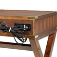 thumbnail image 6 of Pemberly Row 46" Desk with Power in Toasted Wheat Brown Finish, 6 of 8