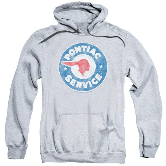 Trevco Sportswear  Pontiac Vintage Pontiac Service Adult Pullover Hoodie, Athletic Heather - 3X
