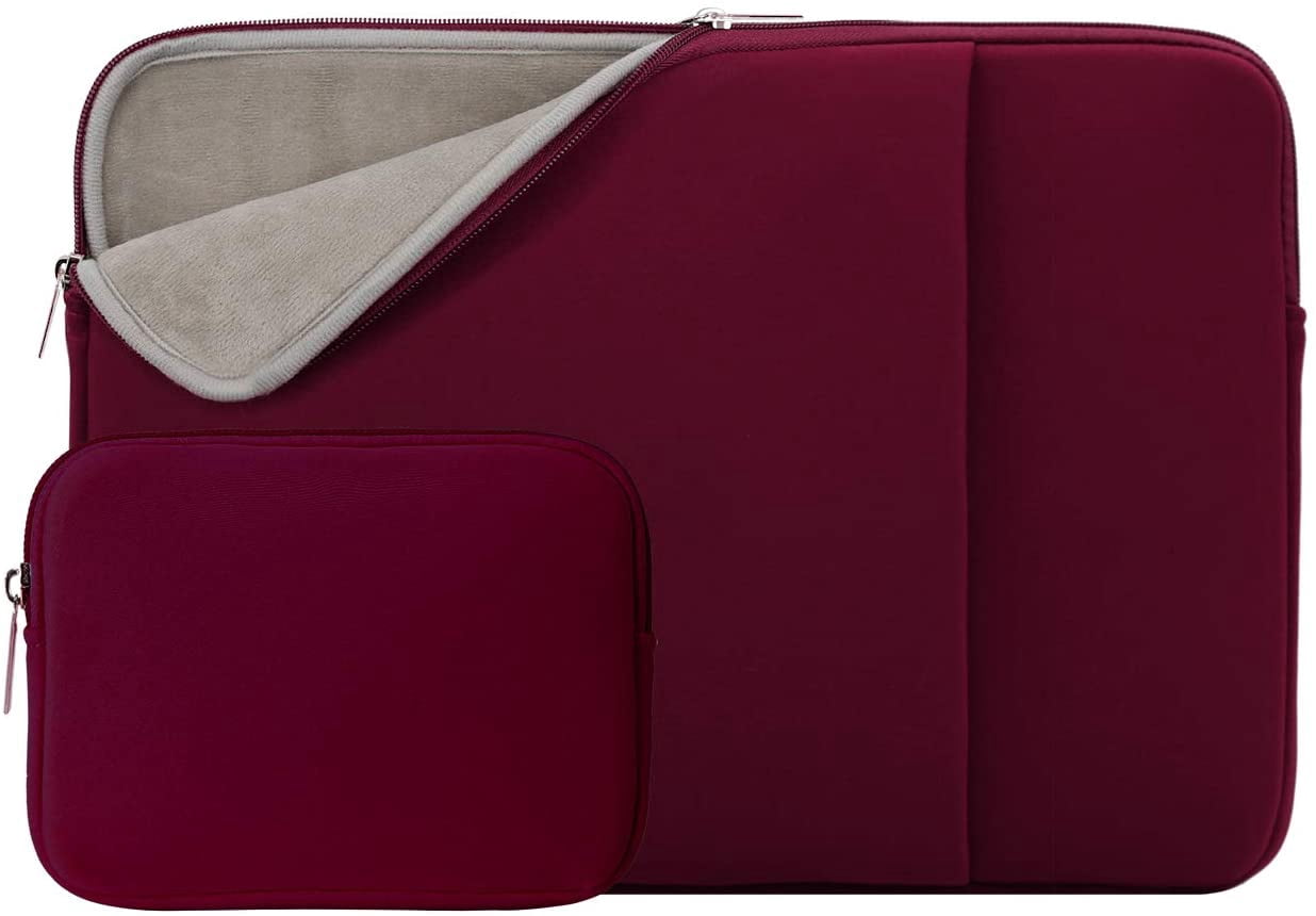 RAINYEAR 13 Inch Laptop Sleeve Case Lining Bag with Pocket & Accessories Pouch,Compatible with 13.3" MacBook Air Pro