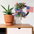 thumbnail image 3 of Door Wreath Decoration, Artificial Front Door Floral Wreath  for Wall, 3 of 8