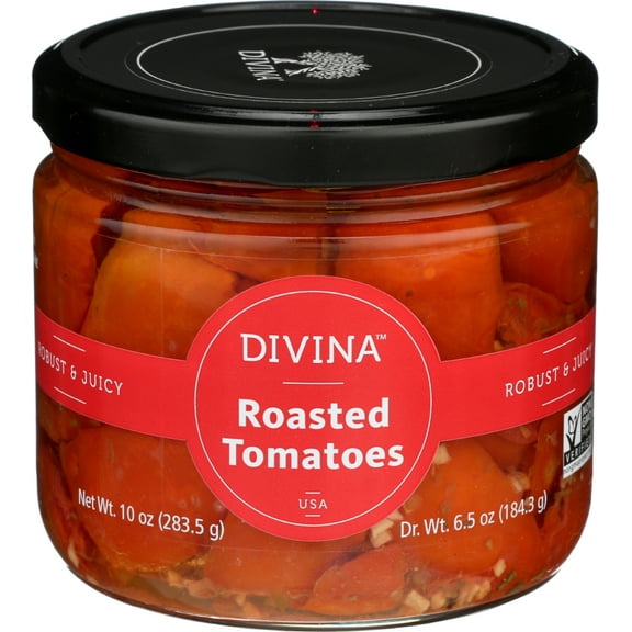 Divina Roasted Red Tomato 10 oz (Pack of 6)