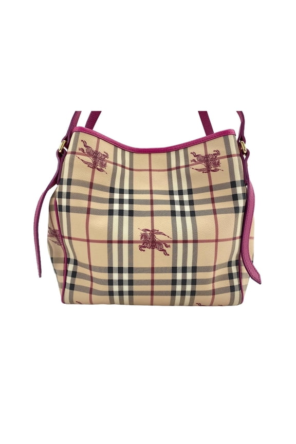 Pre-Owned Burberry Nova Check Handbag, Beige