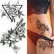 thumbnail image 1 of Tatuajes temporales para hombres, mujeres y adultos. Tatuajes abstractos con rosas., 1 of 2