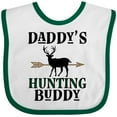 thumbnail image 3 of Inktastic Daddy Hunting Buddy Bow Hunter Boys Baby Bib, 3 of 4