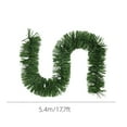 thumbnail image 3 of 18FT Green Christmas Garland Decorations, Christmas Artificial Pine Garland Outdoor Indoor Decor, Straight Soft Garland for Stairs Railing Fireplace Window Mantle Home Party Decor, 3 of 9