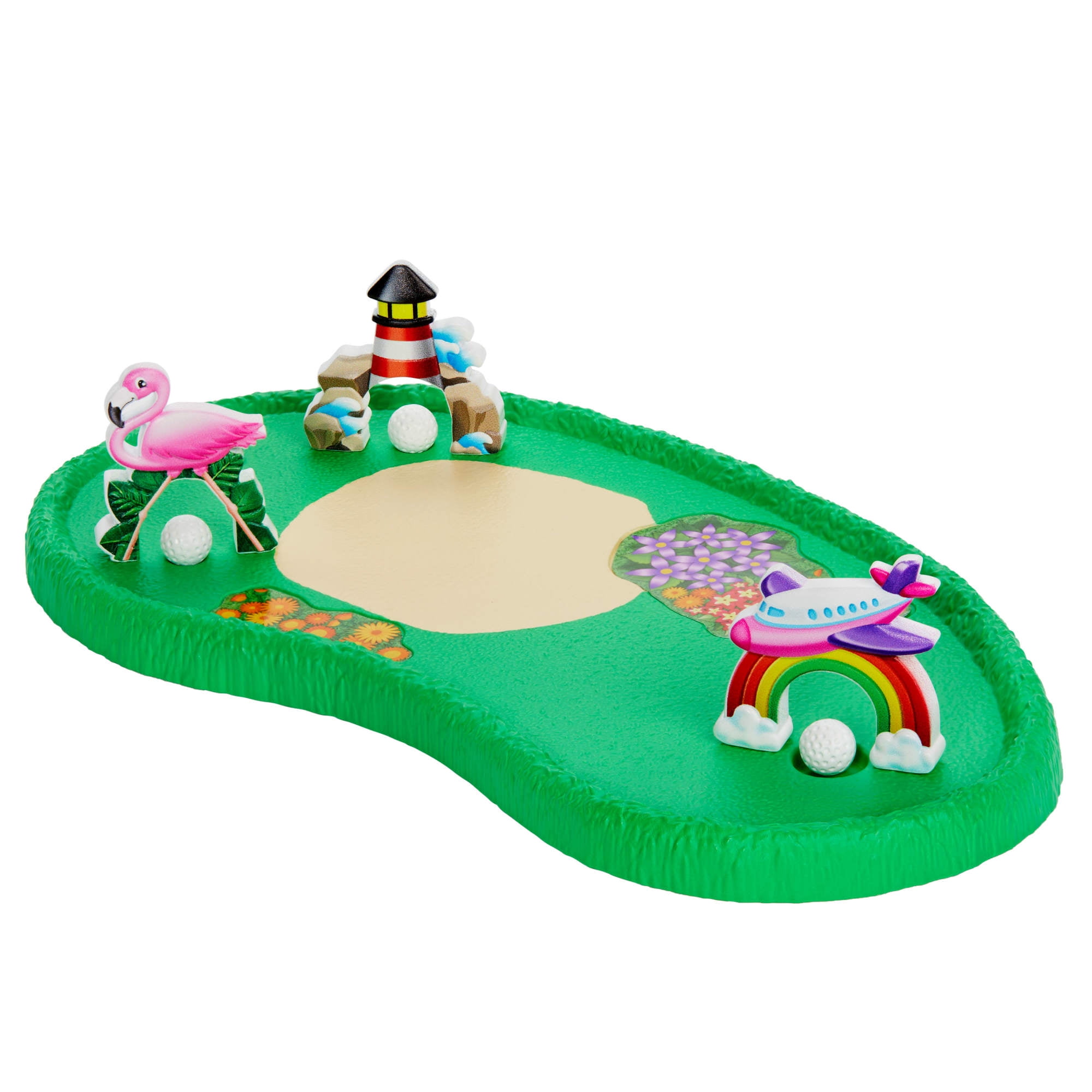 Barbie World Mini Golf Toy Playset with 22 Pieces Including Clubs, Balls, & More [Walmart Exclusive]