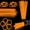 100 * Orange, variant on 100 pk 8" Yellow Glow Sticks Bulk Party Favors, Light up Glow Necklaces & Bracelets in the Dark Party Supplies For Christmas Halloween Birthday Neon Party (100 * Yellow)