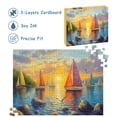 thumbnail image 4 of Rompecabezas STYISHANG 1000 Piezas Atardecer en el Océano con Velero 70x50 cm, 4 of 8