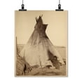 thumbnail image 2 of Print: A Young Oglala Girl Sitting In Front Of A Tipi, With A Puppy Beside, 2 of 4