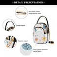 thumbnail image 4 of FORMRS Crossbody Bag for Women Quilted Travel Shoulder Cell Phone Purse with Chain Strap Handbag, Cartoon Doodles, 4 of 7
