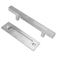 thumbnail image 3 of Sliding Barn Door Handle, Brushed Double Side Barn Door Hardware Handle Ergonomic Design Simple Installation  for Closet, 3 of 8