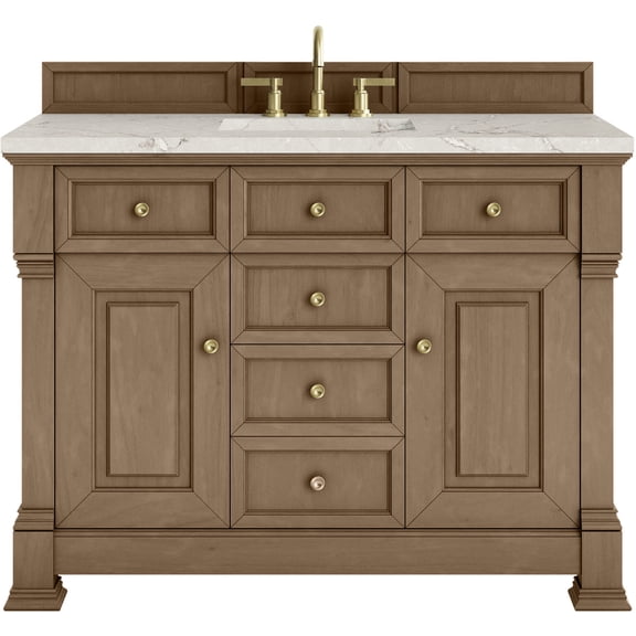 James Martin Vanities 547-V48-PCN-3VSL Brookfield 48" Free Standing Single Basin Vanity