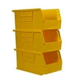 thumbnail image 4 of Quantum Storage Ultra Bin, Yellow, Stackable or Hangable, 5.5"W x 10.9"D x 5"H, 12 Pack, 4 of 5