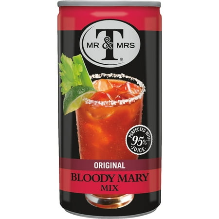 (24 Cans) Mr & Mrs T Original Bloody Mary Mix, 5.5 Fl