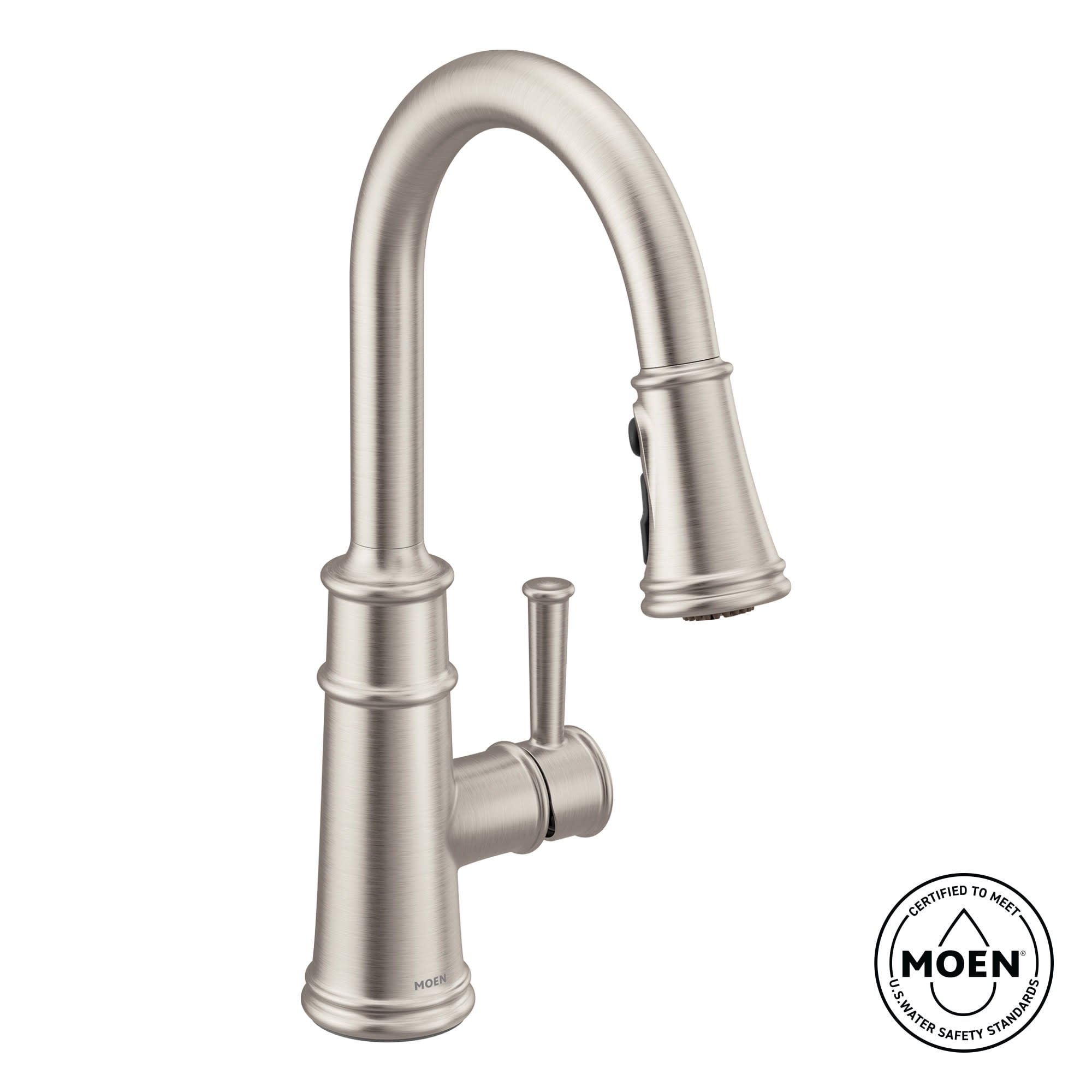 Moen 7260BZG Belfield 1.5 GPM One-Handle High Arc Pulldown Kitchen Faucet - Bronze