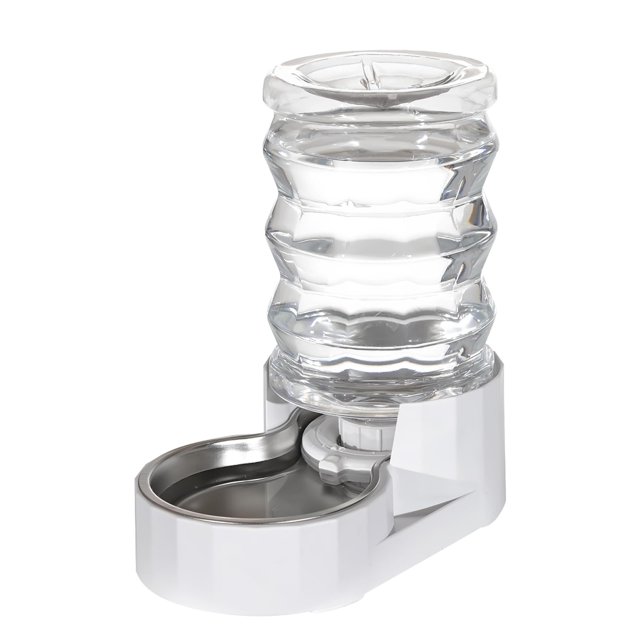 Bebedero automático para mascotas RIZZARI Gravity de acero inoxidable 3L