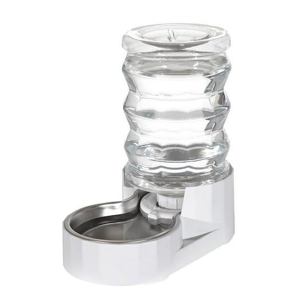 Bebedero automático para mascotas RIZZARI Gravity de acero inoxidable 3L