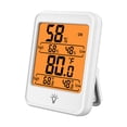 thumbnail image 1 of Indoor Hygrometer Thermometer Large Screen Display Backlight Desk Wall Magnetic Electronic Temperature Humidity Meters with, 1 of 7