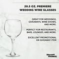 thumbnail image 3 of Premiere Wedding Wine Glasses 20.5 oz. Set of 12, Bulk Pack - Restaurant Glassware, Perfect for Red Wine or White Wine - Clear, 3 of 5