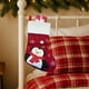 thumbnail image 5 of Adornos navideños, calcetines navideños, adornos navideños, calcetines pequeños de Papá Noel, bolsas de regalo, bolsas navideñas, adornos colgantes, bolsillos, tela de punto estilo patchwork, calcetin, 5 of 6