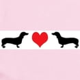 thumbnail image 2 of CafePress - Dachshunds & Heart Infant Bodysuit - Baby Light Bodysuit, Size Newborn - 24 Months, 2 of 4