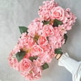 thumbnail image 2 of Wedding Arch Flowers Row, Table Runner Centerpieces - Rose Flower Arrangements Decor for Sweetheart Reception Wedding Ceremony and Flower Wall Backdrop, 2 of 7