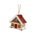 thumbnail image 3 of Cabaña de madera luminosa de Navidad, construcción robusta coleccionable, regalo de Navidad. Estilo B, 3 of 9