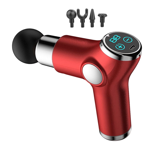 de LCD ión eléctrica Dispositivo de inalámbrico de terapia muscur duración de - Rojo Sunnimix masajeadores masajeadores