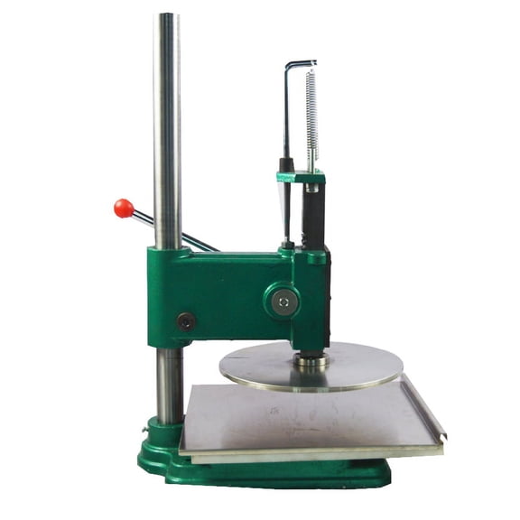 INTSUPERMAI Commercial Pizza Dough Pastry Manual Press Machine Pizza Presser 11.81"/30cm Stainless Steel